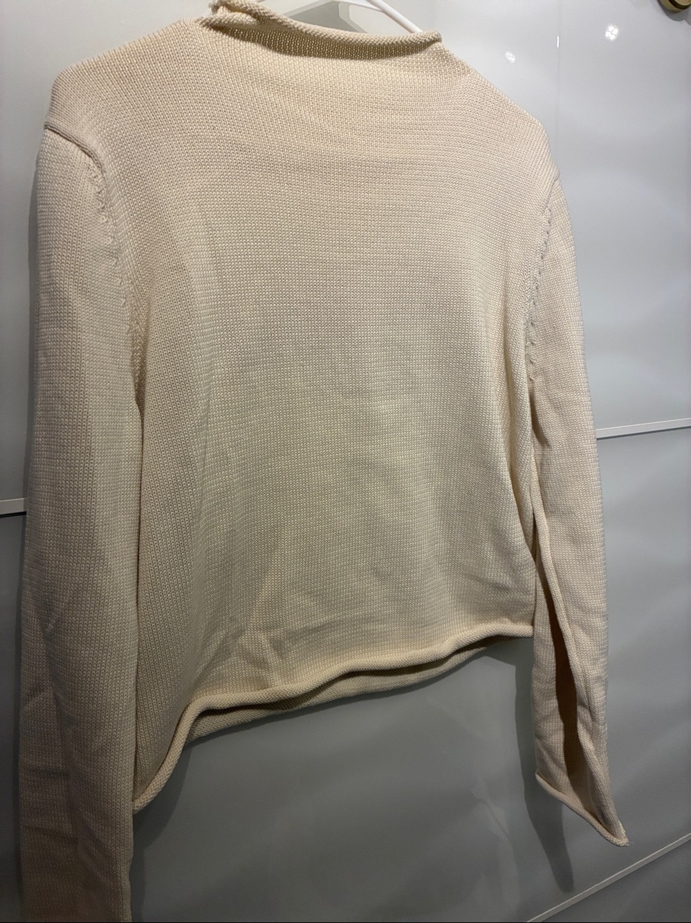 Cream Sweater with Red Lobster Applique - Picture 5 of 6